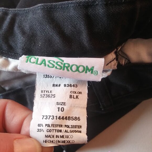 Classroom boy's size 10 black school uniform shorts - Picture 13 of 14